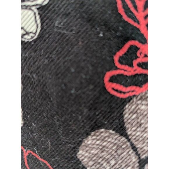 Hobbs Women Deep Purple Floral Print Pencil Cut Cotton Mini Skirt Size 10 - Picture 4 of 8